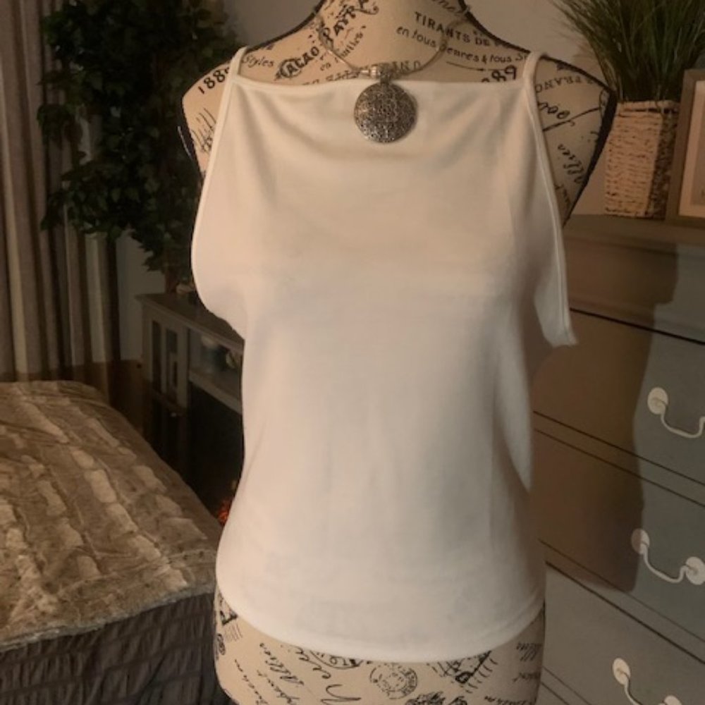 White Dressy Tank